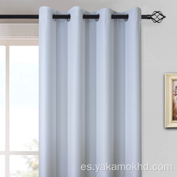 Cortinas grises Ombre con ojal